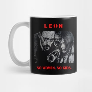 Leon Movie No Women No Kids Retro Mug